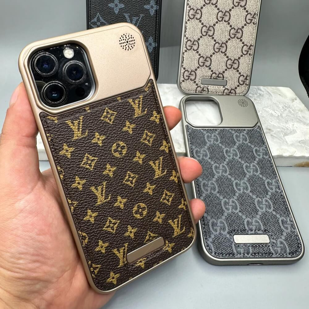 Aroma Diffuser Leather and Fabric Case for iPhone – Premium Scented Back Cover