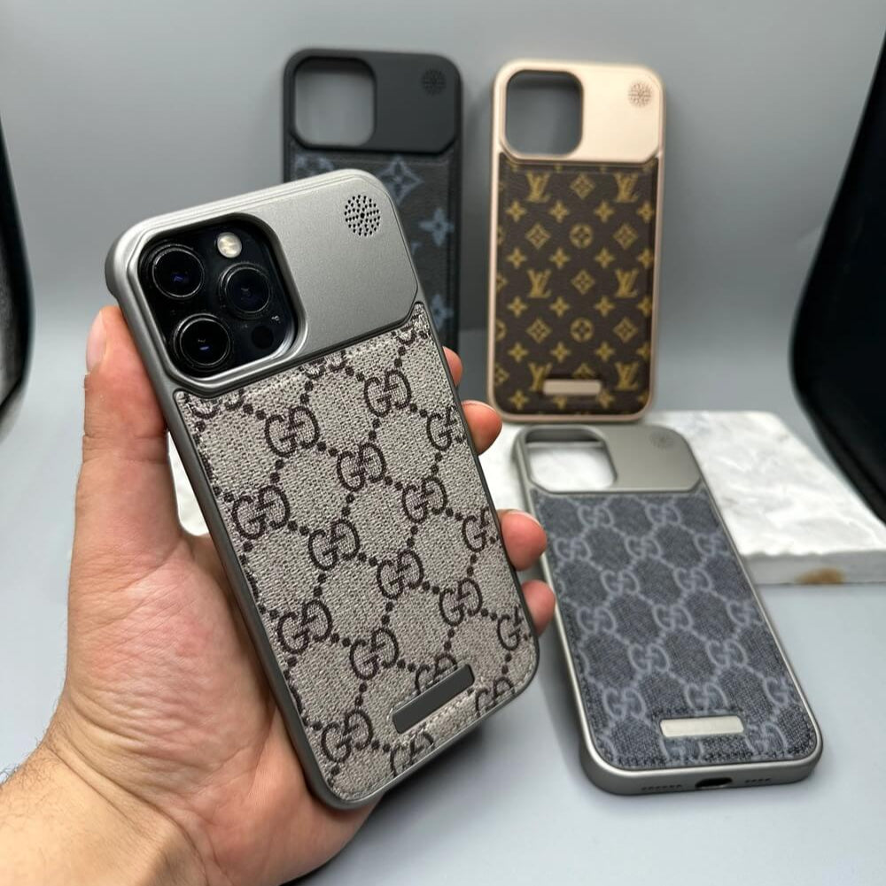 Aroma Diffuser Leather and Fabric Case for iPhone – Premium Scented Back Cover