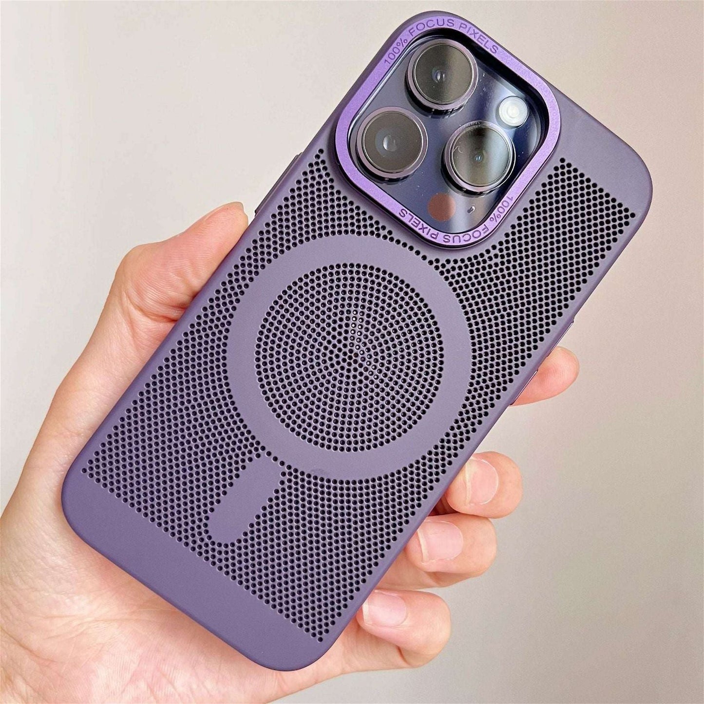 Grid Cooling MagSafe Magnetic Phone Case For iPhone