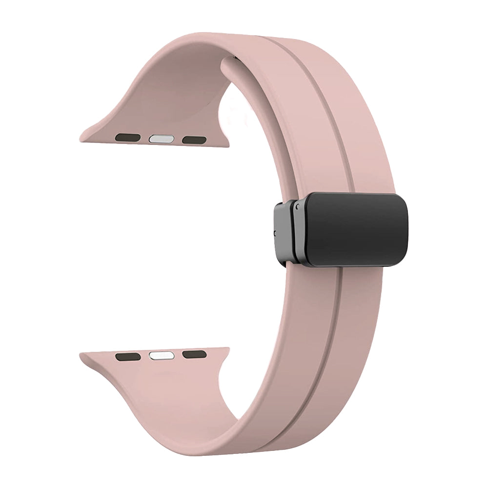 DC Premium Magnetic Silicone Apple Watch Strap – Soft, Flexible Band for All Series