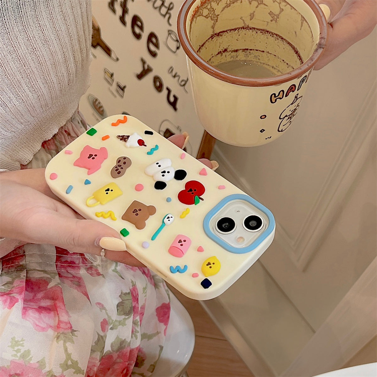 Adorable 3D Cartoon Animal Silicone Phone Case – Shockproof & Stylish Protection for iPhone