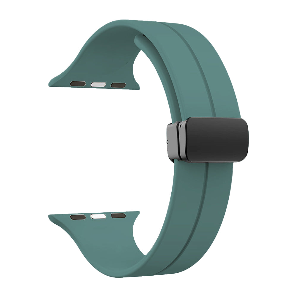 DC Premium Magnetic Silicone Apple Watch Strap – Soft, Flexible Band for All Series