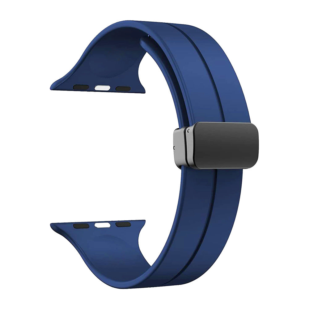 DC Premium Magnetic Silicone Apple Watch Strap – Soft, Flexible Band for All Series