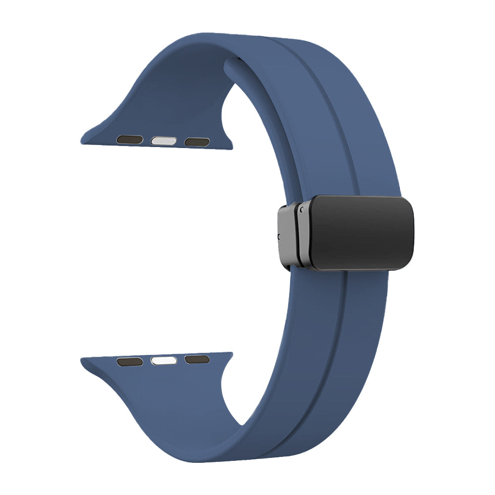 DC Premium Magnetic Silicone Apple Watch Strap – Soft, Flexible Band for All Series