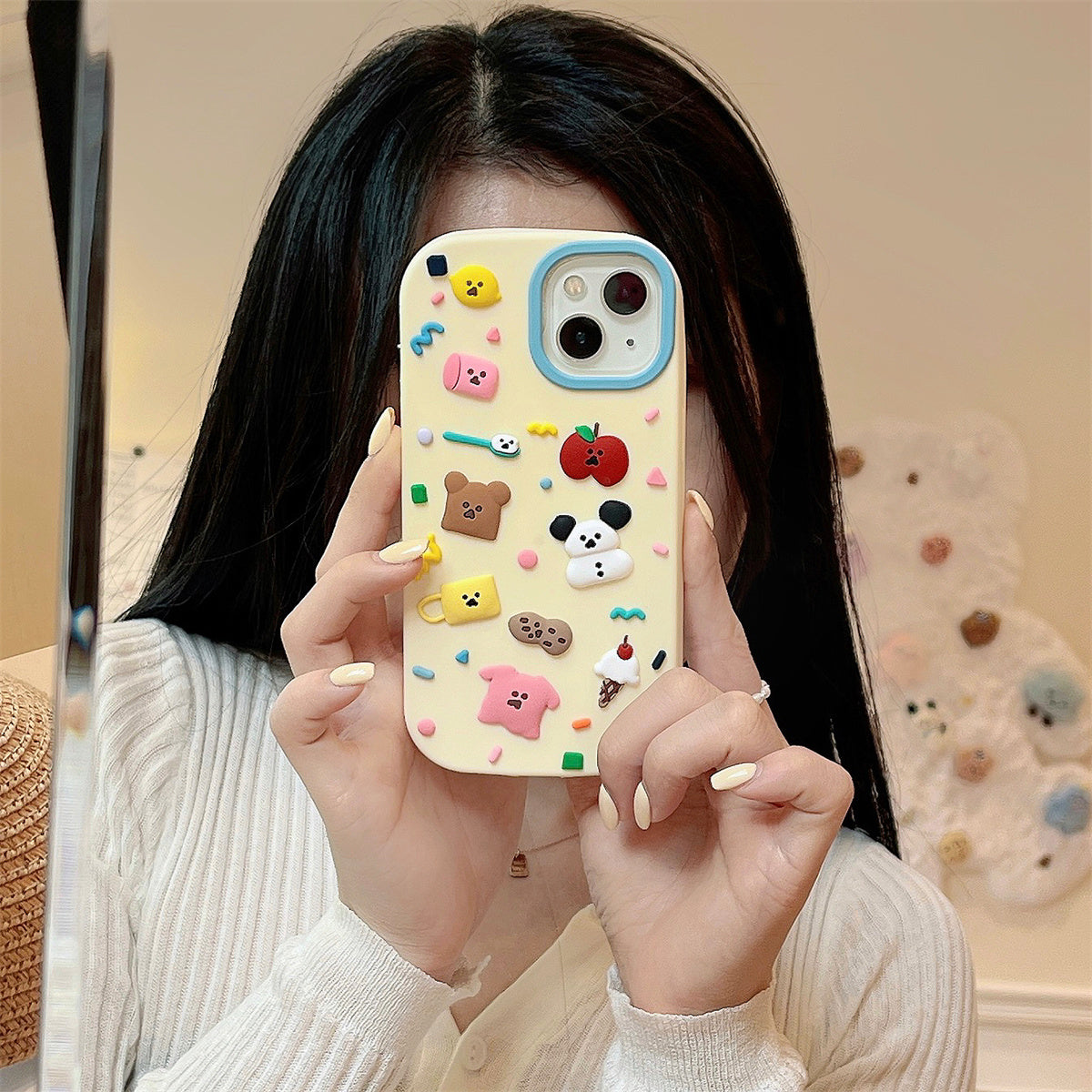 Adorable 3D Cartoon Animal Silicone Phone Case – Shockproof & Stylish Protection for iPhone