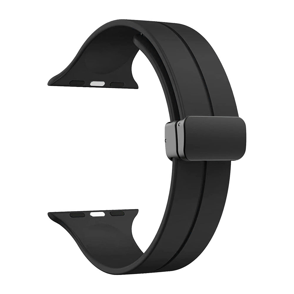 DC Premium Magnetic Silicone Apple Watch Strap – Soft, Flexible Band for All Series