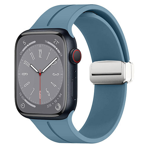 DC Premium Magnetic Silicone Apple Watch Strap – Soft, Flexible Band for All Series
