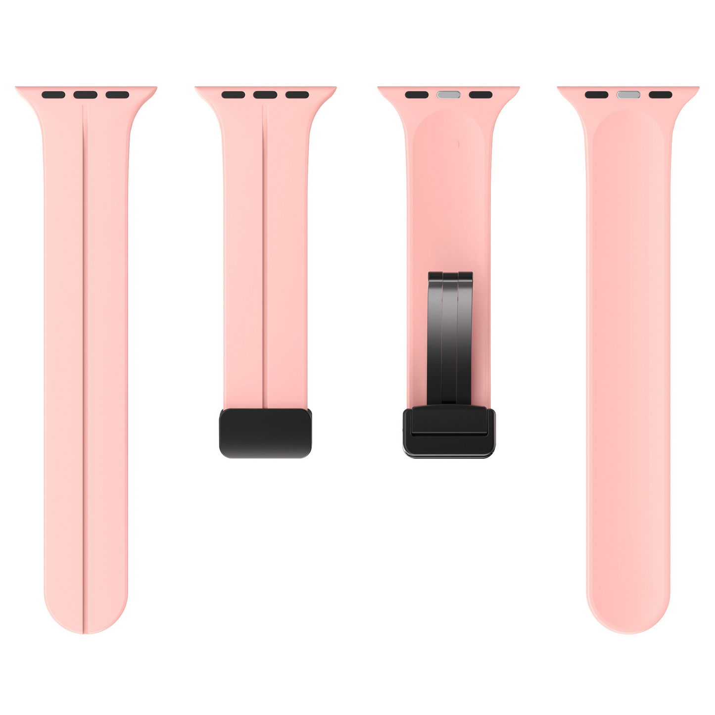 DC Premium Magnetic Silicone Apple Watch Strap – Soft, Flexible Band for All Series