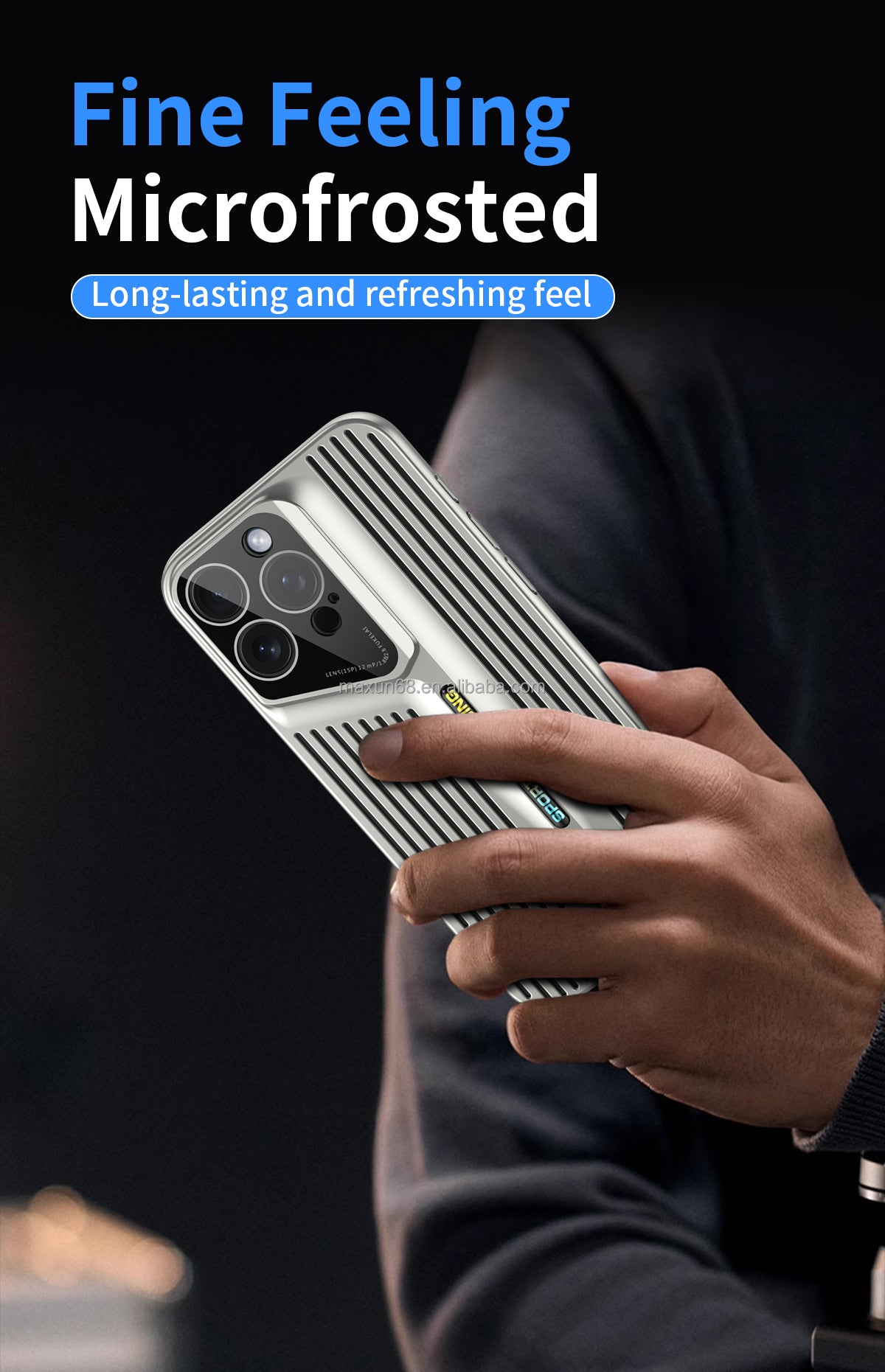 Cooling Blade Case Heat Sink Electroplating Multi-protection For iPhone 14 & 15 Series