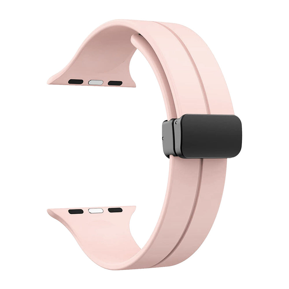 DC Premium Magnetic Silicone Apple Watch Strap – Soft, Flexible Band for All Series