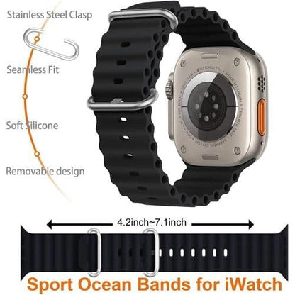 T800 Ultra Smart Watch with Bluetooth Calling, 1.99" HD Display, Fitness & Health Tracker, 8 UI Modes