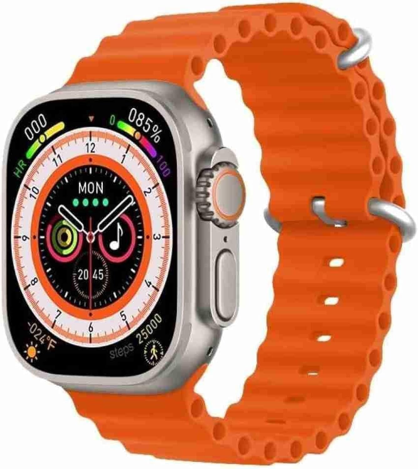 T800 Ultra Smart Watch with Bluetooth Calling, 1.99" HD Display, Fitness & Health Tracker, 8 UI Modes