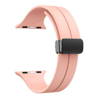 DC Premium Magnetic Silicone Apple Watch Strap – Soft, Flexible Band for All Series