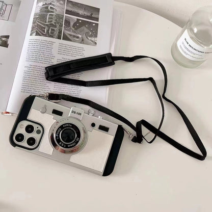 Retro Camera Lens Aesthetic Case - iPhone 14, 15 & 16 Series