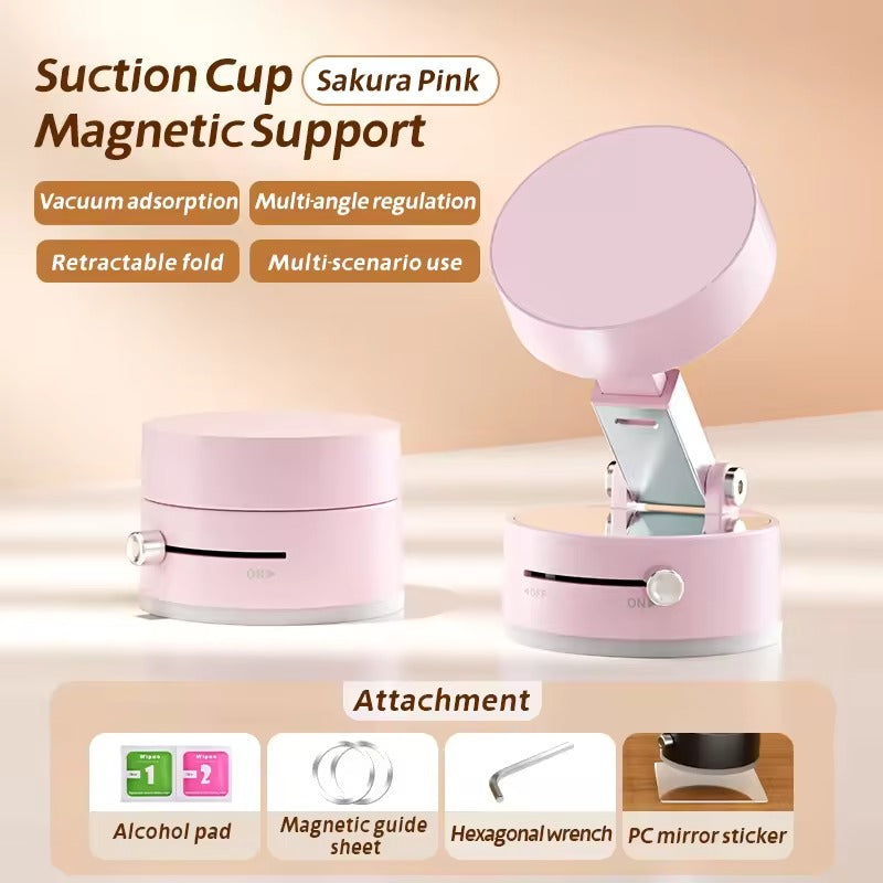 DC's 360° Magnetic Phone Mount – Foldable & Strong Grip Stand for Desk, Car & More