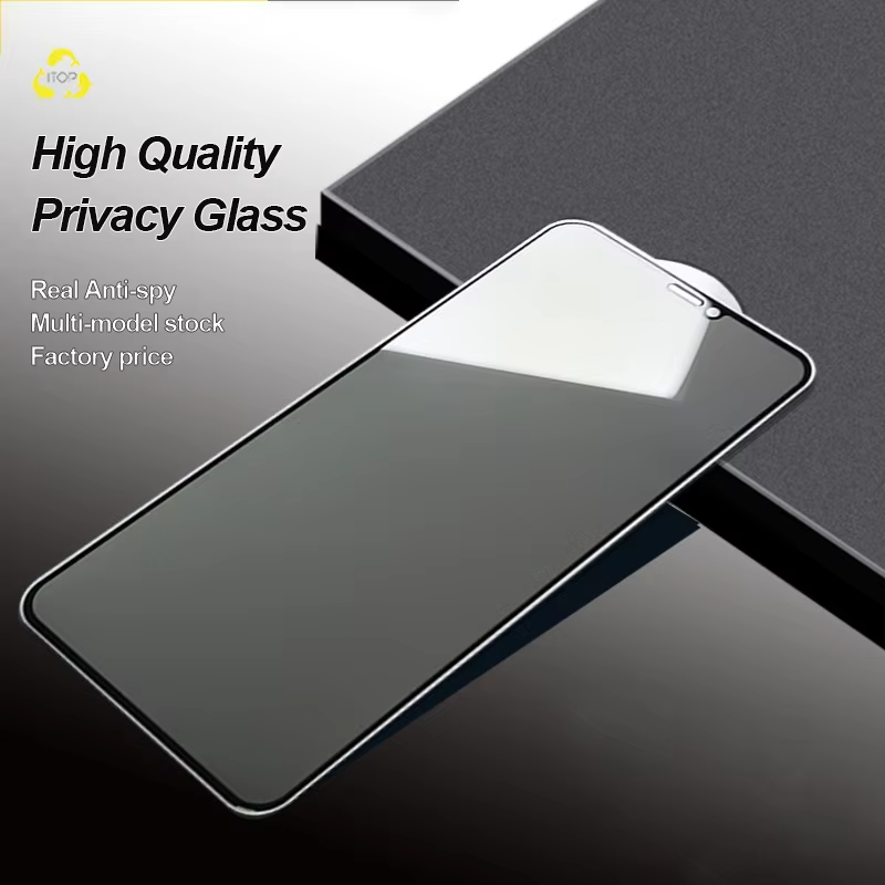 Privacy Tempered Glass Screen Protector – Dustproof, Anti-Spy for iPhone & Samsung Models