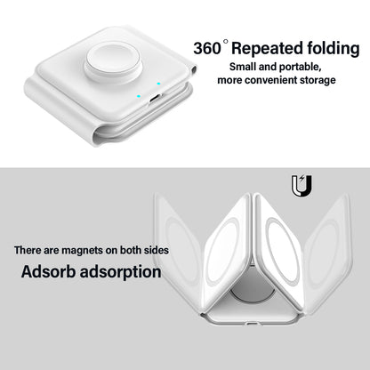 3 in 1 Magnetic fold Wireless Charger Stand Fast Wireless Charging Station