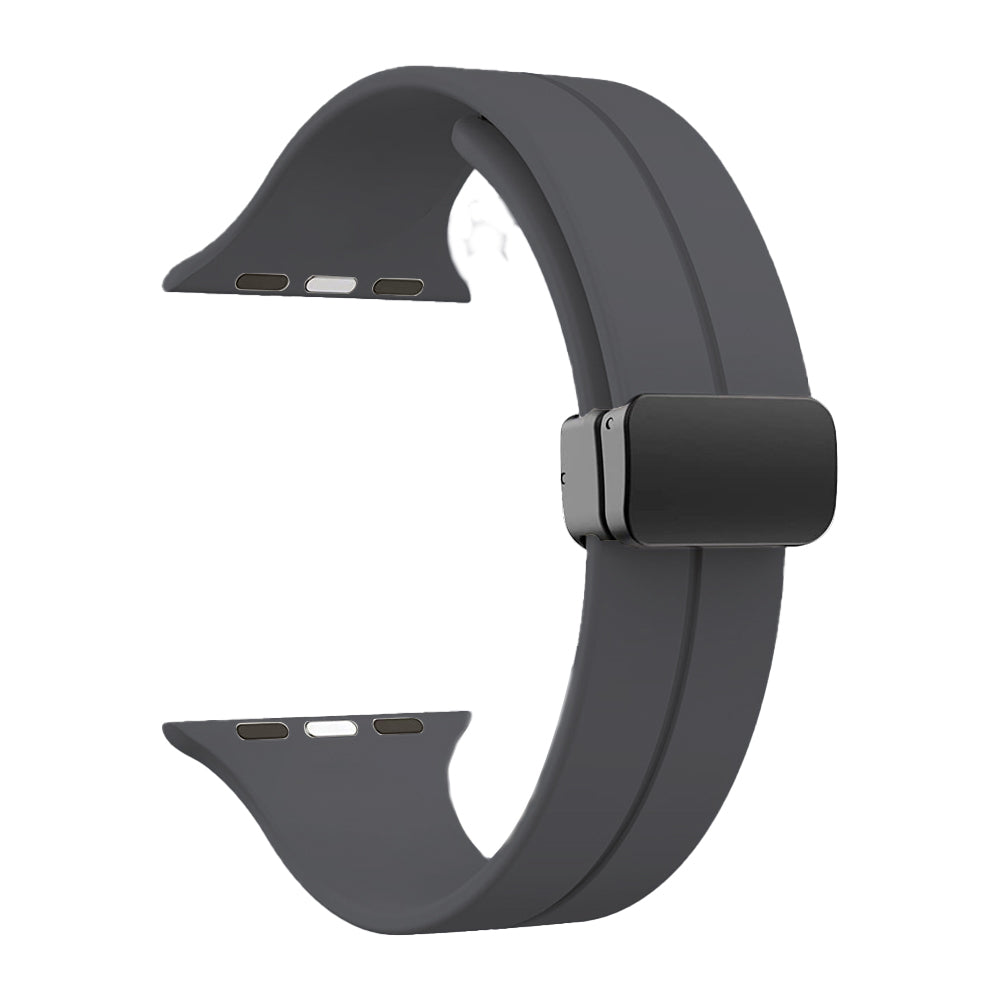 DC Premium Magnetic Silicone Apple Watch Strap – Soft, Flexible Band for All Series