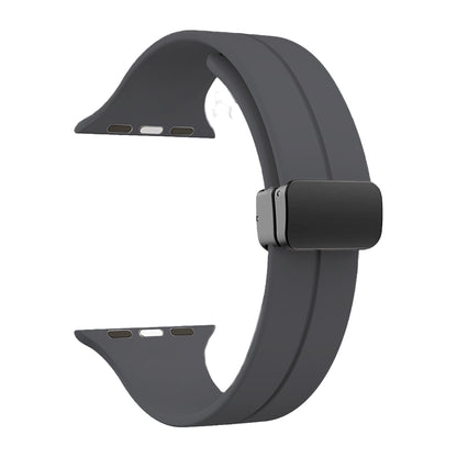 DC Premium Magnetic Silicone Apple Watch Strap – Soft, Flexible Band for All Series