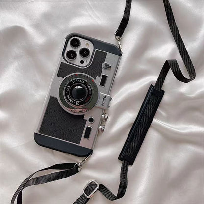 Retro Camera Lens Aesthetic Case - iPhone 14, 15 & 16 Series