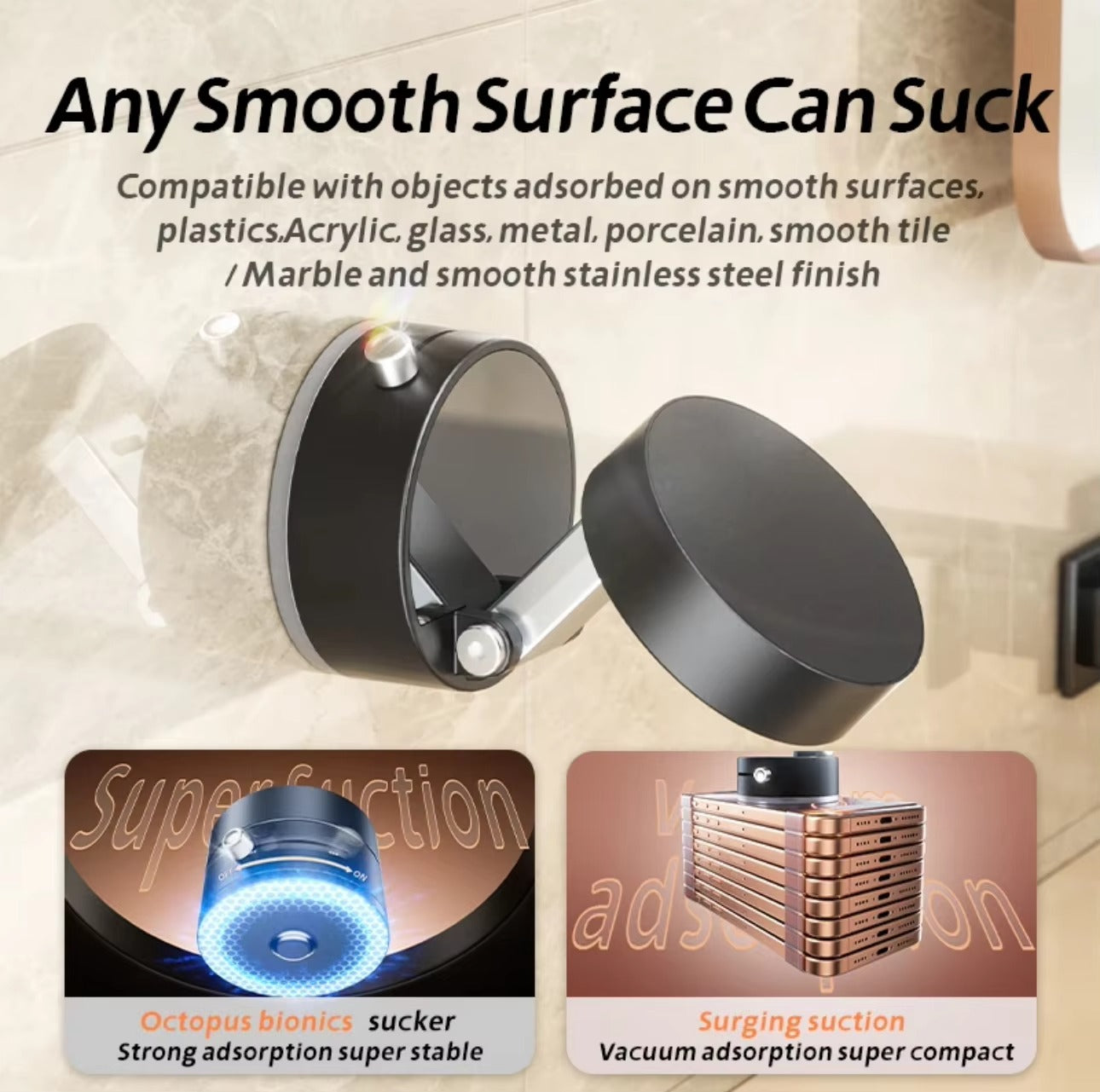 DC's 360° Magnetic Phone Mount – Foldable & Strong Grip Stand for Desk, Car & More