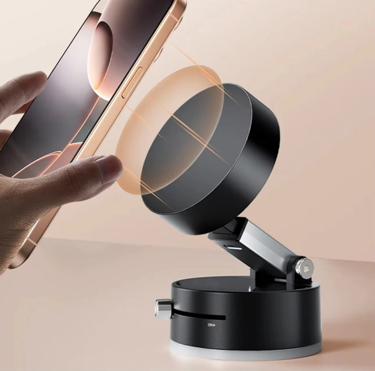 DC's 360° Magnetic Phone Mount – Foldable & Strong Grip Stand for Desk, Car & More