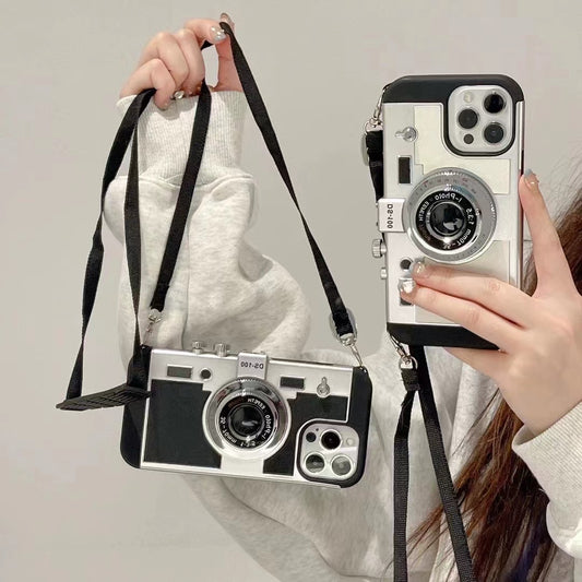 Retro Camera Lens Aesthetic Case - iPhone 14, 15 & 16 Series