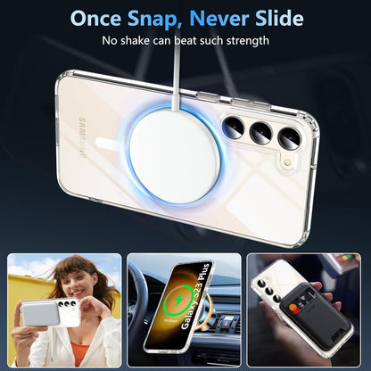 UltraHybrid™ Clear Anti-Yellow MagSafe-Compatible Samsung Case – Shockproof & Compatible for Samsung S Series