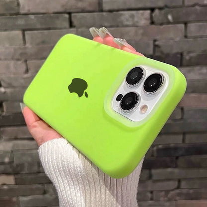 Jelly Liquid Silicone+PC Anti-drop Phone Case Protective Back Cover for iPhone