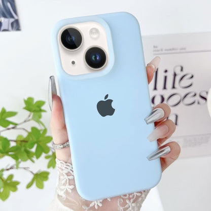 Jelly Liquid Silicone+PC Anti-drop Phone Case Protective Back Cover for iPhone