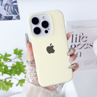 Jelly Liquid Silicone+PC Anti-drop Phone Case Protective Back Cover for iPhone