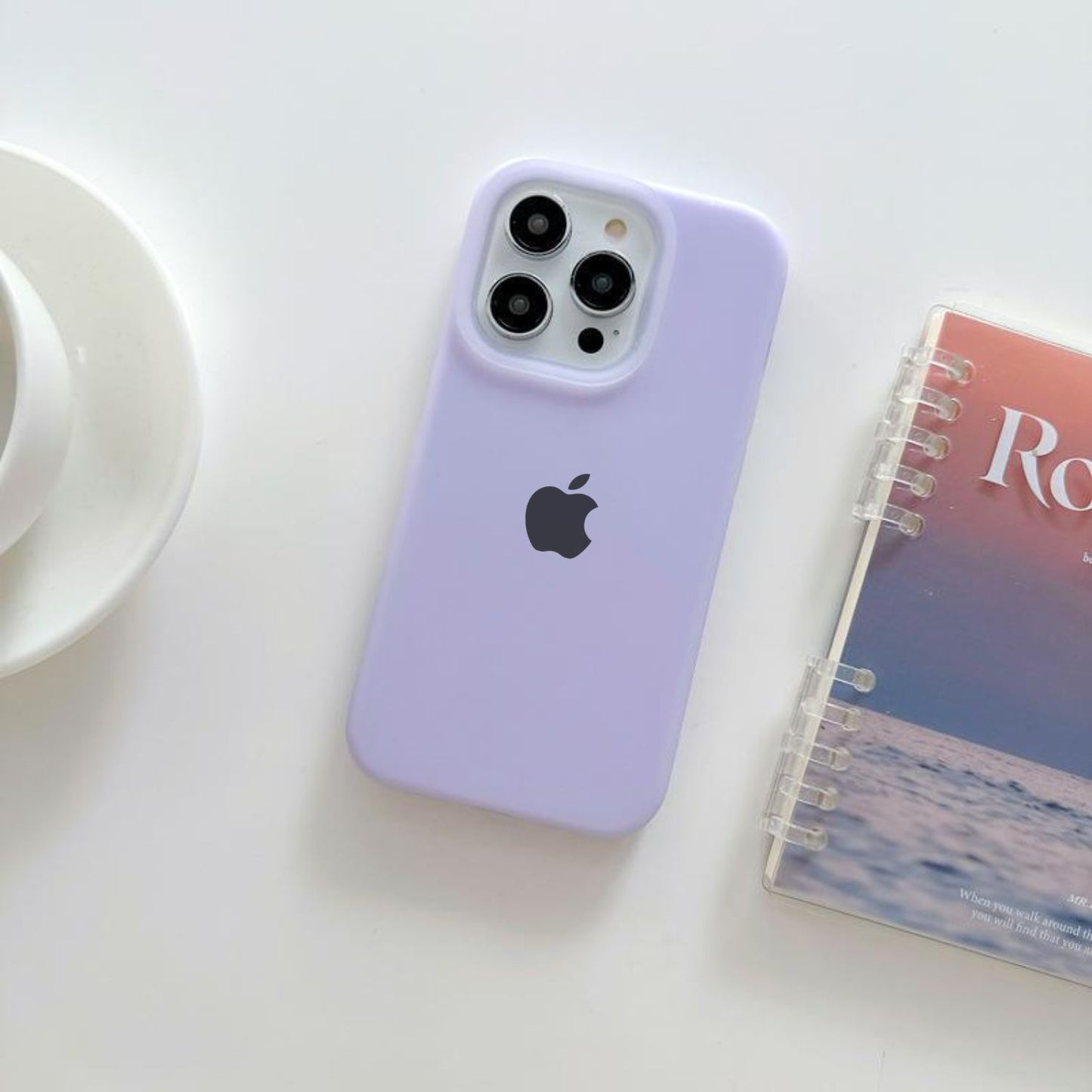 Jelly Liquid Silicone+PC Anti-drop Phone Case Protective Back Cover for iPhone