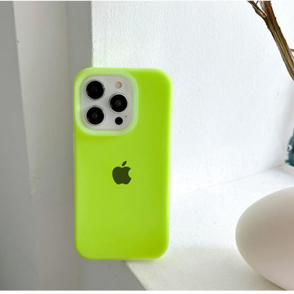 Jelly Liquid Silicone+PC Anti-drop Phone Case Protective Back Cover for iPhone
