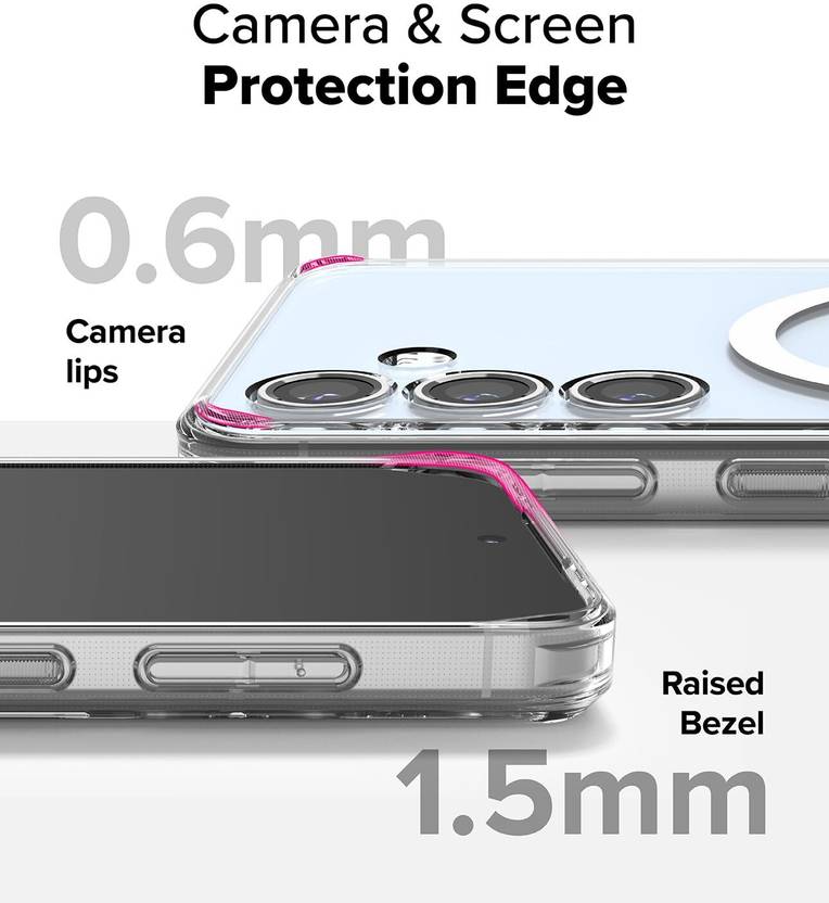 UltraHybrid™ Clear Anti-Yellow MagSafe-Compatible Samsung Case – Shockproof & Compatible for Samsung S Series
