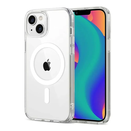 UltraHybrid™ Clear Anti-Yellow MagSafe iPhone Case – Shockproof & Compatible with All iPhone Models