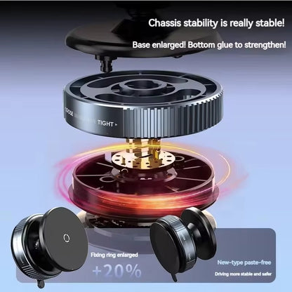 Strong Suction Magnetic Phone Holder | 360° Adjustable | Compatible with All Smooth Surfaces