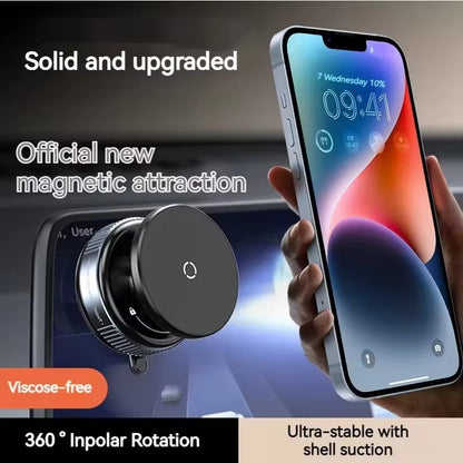 Strong Suction Magnetic Phone Holder | 360° Adjustable | Compatible with All Smooth Surfaces