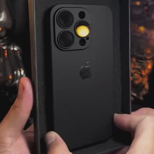 Solid Matte Finish Case With Camera Protection For iPhone Models